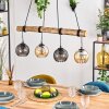 Koyoto Suspension, Boule lumineuse, Suspension Écru, Noir, 4 lumières