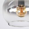 Koyoto Plafonnier, Boule lumineuse Ambre, Clair, Fumé, 2 lumières