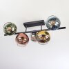 Koyoto Plafonnier, Boule lumineuse Bleu, Chrome, Or, Vert, Clair, Cuivré, Fumé, 5 lumières