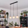Gastor Suspension, Boule lumineuse, Suspension Blanc, 3 lumières