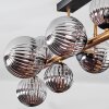 Chehalis Plafonnier, Boule lumineuse Or, Noir, 10 lumières