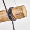Ripoll Suspension, Boule lumineuse, Suspension Écru, Noir, 3 lumières