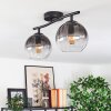 Koyoto Plafonnier, Boule lumineuse Clair, Fumé, 2 lumières