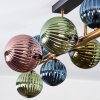 Chehalis Plafonnier, Boule lumineuse Or, Noir, 10 lumières