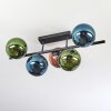 Gastor Plafonnier, Boule lumineuse Bleu, Vert, Cuivré, 5 lumières