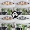 Lidor Plafonnier LED Anthracite, Gris, Noir, 1 lumière