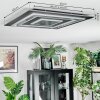 Lidor Plafonnier LED Anthracite, Gris, Noir, 1 lumière
