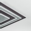 Lidor Plafonnier LED Anthracite, Gris, Noir, 1 lumière