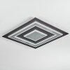 Lidor Plafonnier LED Anthracite, Gris, Noir, 1 lumière