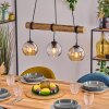Koyoto Suspension, Boule lumineuse, Suspension Écru, Noir, 3 lumières