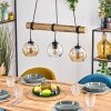 Koyoto Suspension, Boule lumineuse, Suspension Écru, Noir, 3 lumières