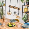 Koyoto Suspension, Boule lumineuse, Suspension Écru, Noir, 3 lumières