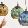 Koyoto Suspension, Boule lumineuse, Suspension Écru, Noir, 3 lumières