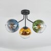 Koyoto Plafonnier, Boule lumineuse Bleu, Or, Vert, Clair, 3 lumières