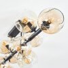 Ripoll Plafonnier, Boule lumineuse Ambre, Clair, 10 lumières