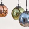 Koyoto Suspension, Boule lumineuse, Suspension Écru, Noir, 3 lumières