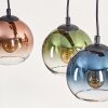 Koyoto Suspension, Boule lumineuse, Suspension Écru, Noir, 3 lumières