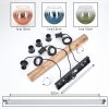 Koyoto Suspension, Boule lumineuse, Suspension Écru, Noir, 3 lumières