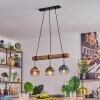 Koyoto Suspension, Boule lumineuse, Suspension Écru, Noir, 3 lumières