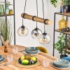 Koyoto Suspension, Boule lumineuse, Suspension Écru, Noir, 3 lumières