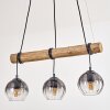 Koyoto Suspension, Boule lumineuse, Suspension Écru, Noir, 3 lumières