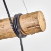 Koyoto Suspension, Boule lumineuse, Suspension Écru, Noir, 3 lumières