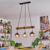 Koyoto Suspension, Boule lumineuse, Suspension Écru, Noir, 3 lumières