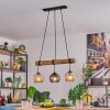 Koyoto Suspension, Boule lumineuse, Suspension Écru, Noir, 3 lumières