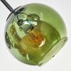 Koyoto Plafonnier, Boule lumineuse 52 cm Bleu, Or, Vert, 5 lumières
