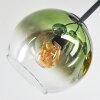 Koyoto Plafonnier, Boule lumineuse 52 cm Bleu, Or, Vert, Clair, 5 lumières