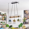 Koyoto Suspension, Boule lumineuse, Suspension Écru, Noir, 3 lumières