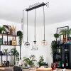 Gastor Suspension, Boule lumineuse, Suspension Ambre, Clair, Fumé, 3 lumières
