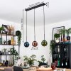 Gastor Suspension, Boule lumineuse, Suspension Bleu, Vert, Cuivré, 3 lumières