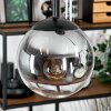 Gastor Suspension, Boule lumineuse, Suspension Ambre, Clair, Fumé, 3 lumières