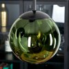 Gastor Suspension, Boule lumineuse, Suspension Bleu, Vert, Cuivré, 3 lumières