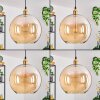 Koyoto Suspension, Boule lumineuse, Suspension Or, 1 lumière