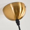 Koyoto Suspension, Boule lumineuse, Suspension Or, 1 lumière
