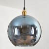 Koyoto Suspension, Boule lumineuse, Suspension Or, 1 lumière