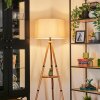 Flemming Lampadaire Écru, Noir, 1 lumière