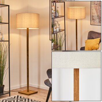 Flemming Lampadaire Écru, 1 lumière