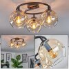 Ripoll Plafonnier, Boule lumineuse Ambre, Clair, 3 lumières