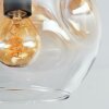 Ripoll Plafonnier, Boule lumineuse Ambre, Clair, 3 lumières