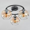 Ripoll Plafonnier, Boule lumineuse Ambre, Clair, 3 lumières