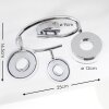 Spot Prag LED Chrome, 3 lumières