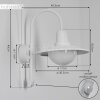 Pohei Lampe murale d´extérieur Blanc, 1 lumière, Détecteur de mouvement