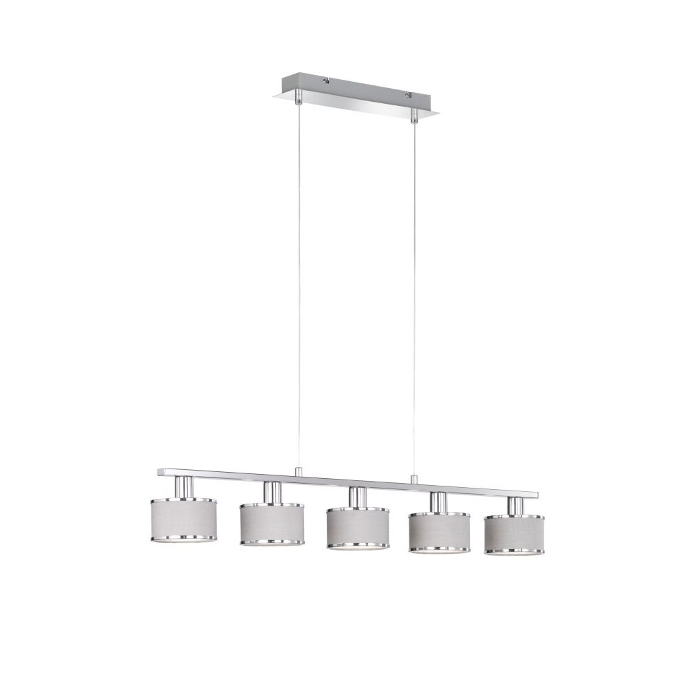Suspension WOFI CIARA Chrome, 5 lumières main product photo