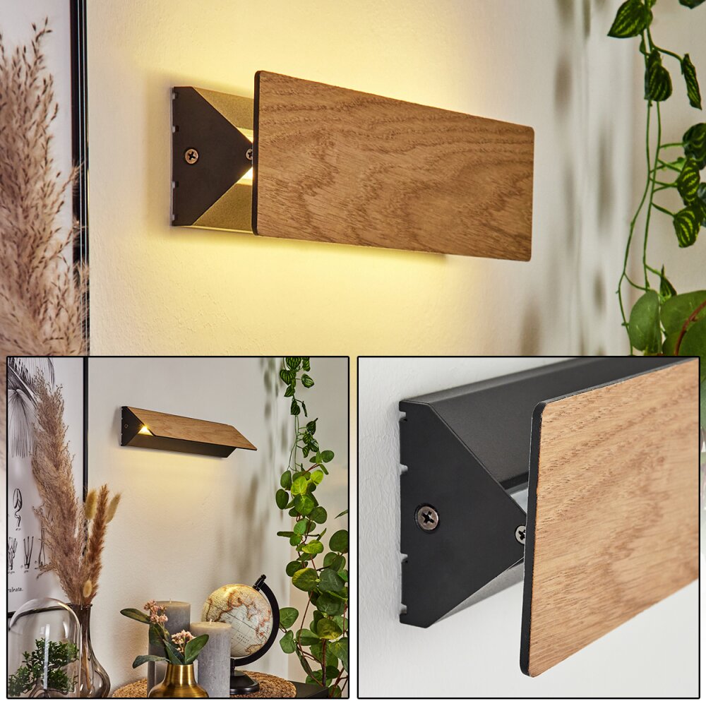 Applique murale Syar LED Noir, 1 lumière main product photo