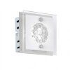 Applique Wofi REIMS LED Chrome, 1 lumière