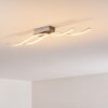 Plafonnier Kalandi LED Nickel mat, 2 lumières