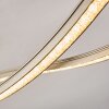 Plafonnier Kalandi LED Nickel mat, 2 lumières